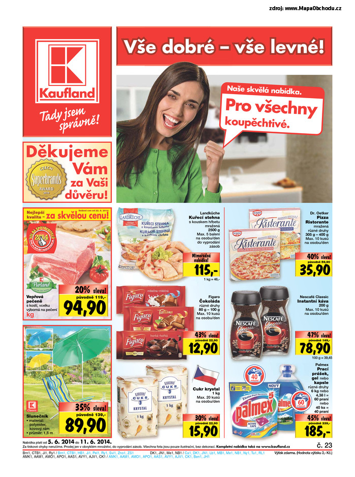 Stránka č. 1 - Akční leták Kaufland