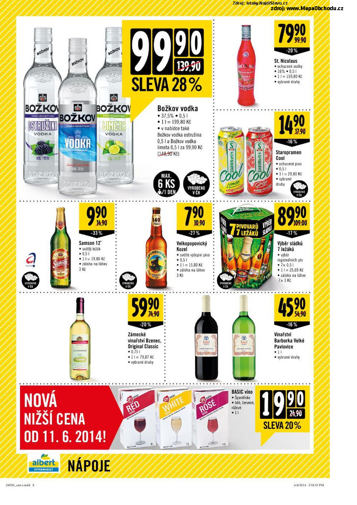 Stránka č. 8 - Akční leták Albert Hypermarket