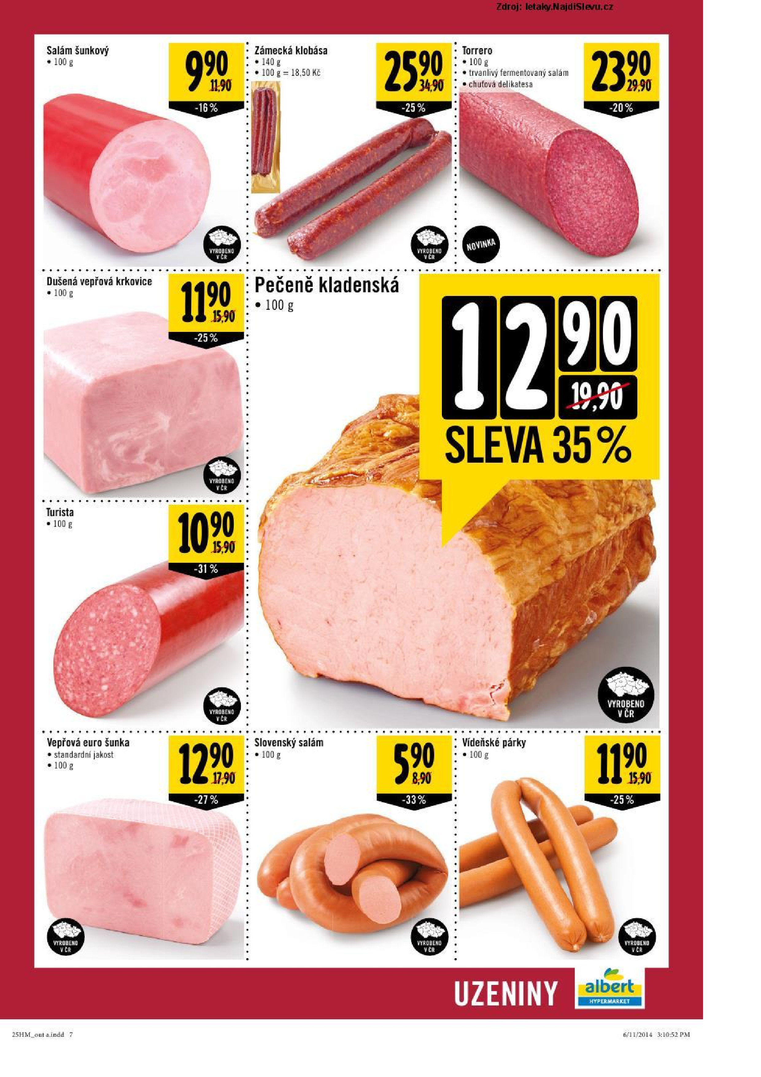 Stránka č. 7 - Akční leták Albert Hypermarket