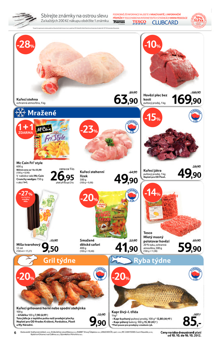 Stránka č. 6 - Akční leták Tesco  Hypermarket