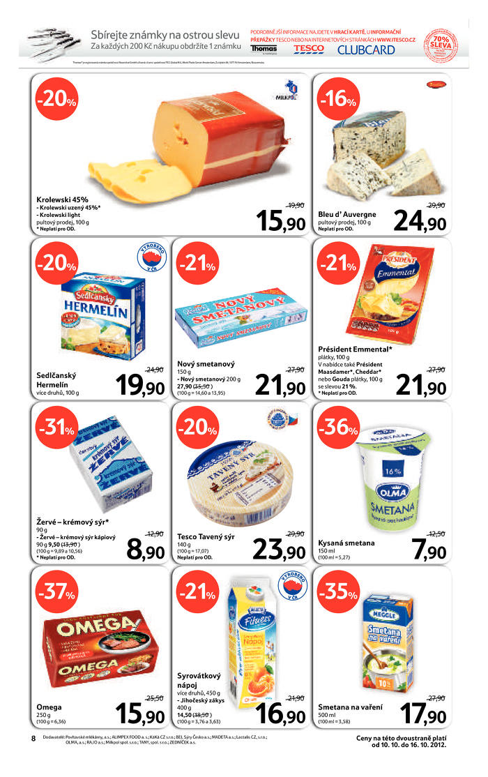 Stránka č. 8 - Akční leták Tesco  Hypermarket