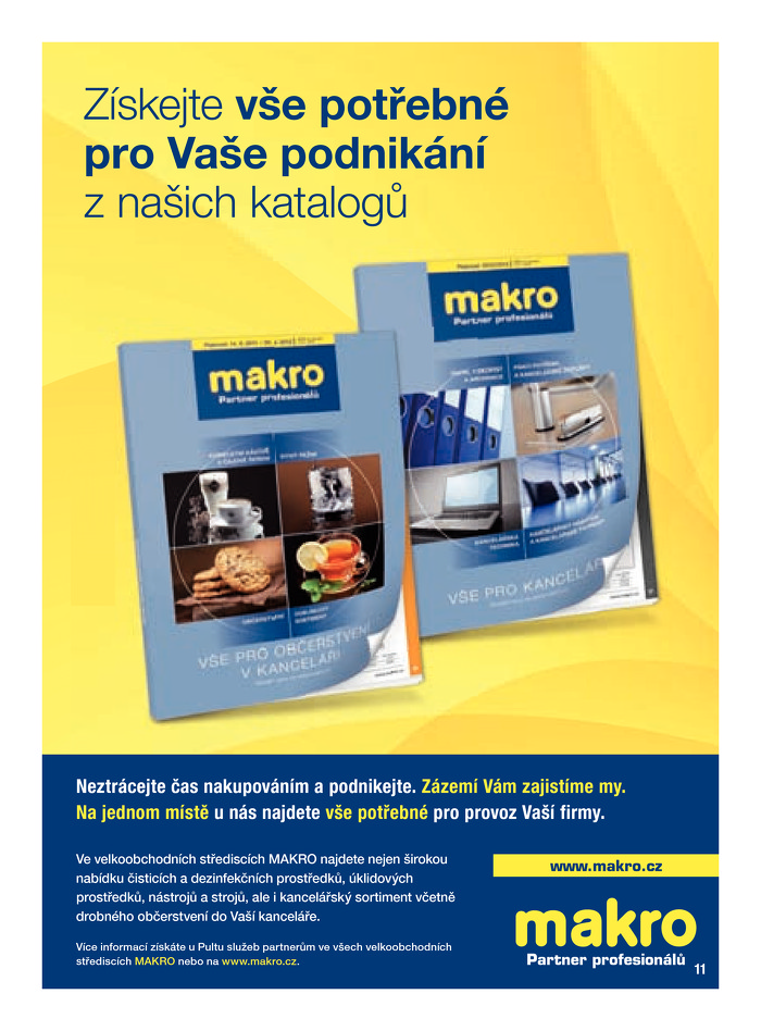 Stránka č. 11 - Akční leták Makro  Vše pro úklid