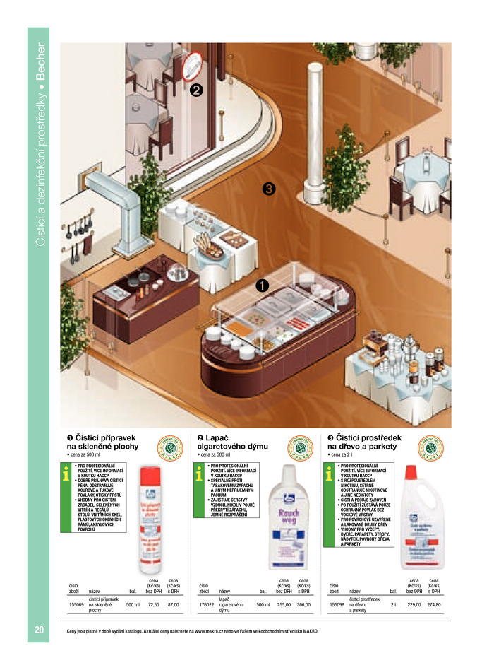 Stránka č. 20 - Akční leták Makro  Vše pro úklid