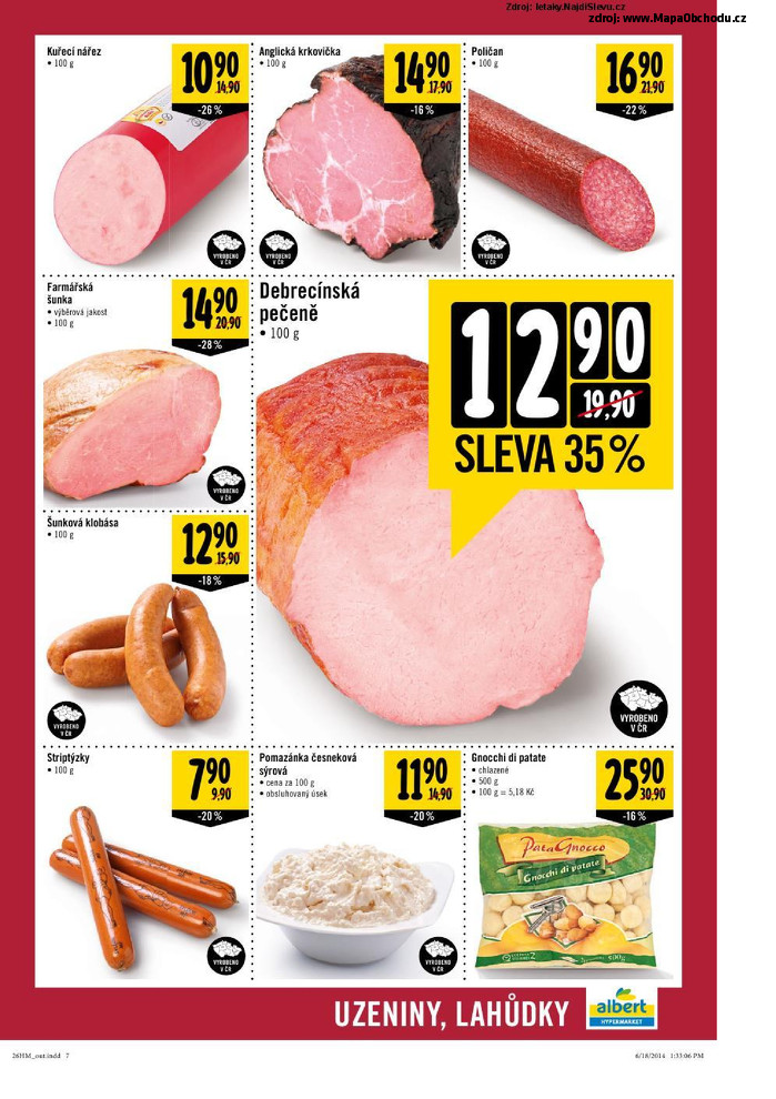 Stránka č. 7 - Akční leták Albert Hypermarket