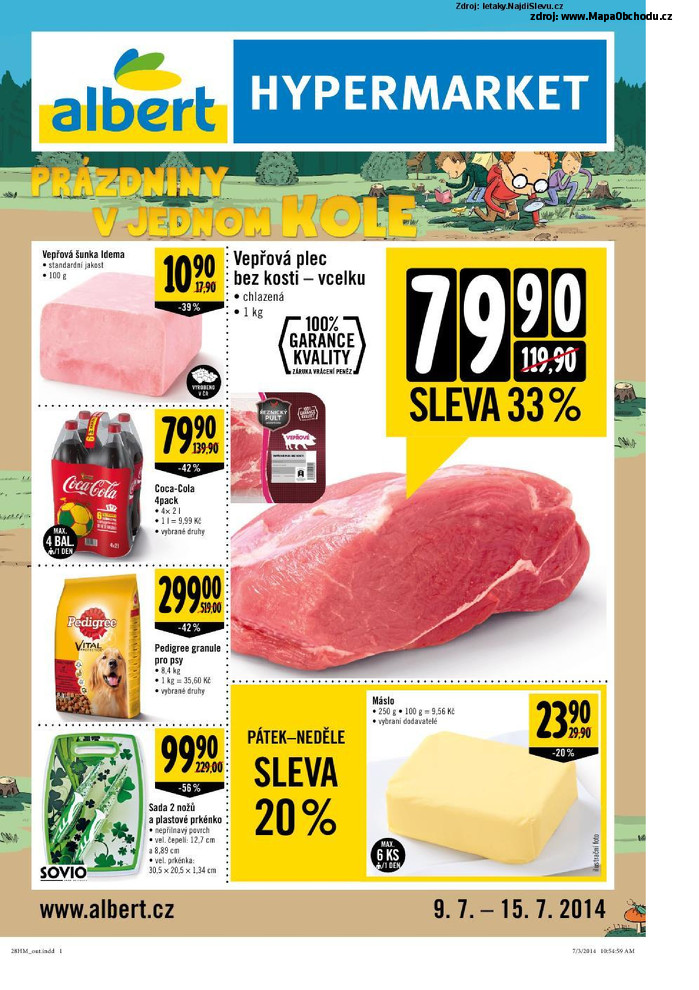 Stránka č. 1 - Akční leták Albert Hypermarket