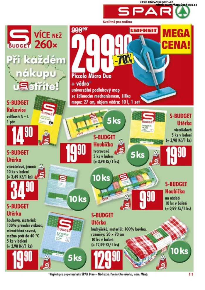 Stránka č. 11 - Akční leták Spar