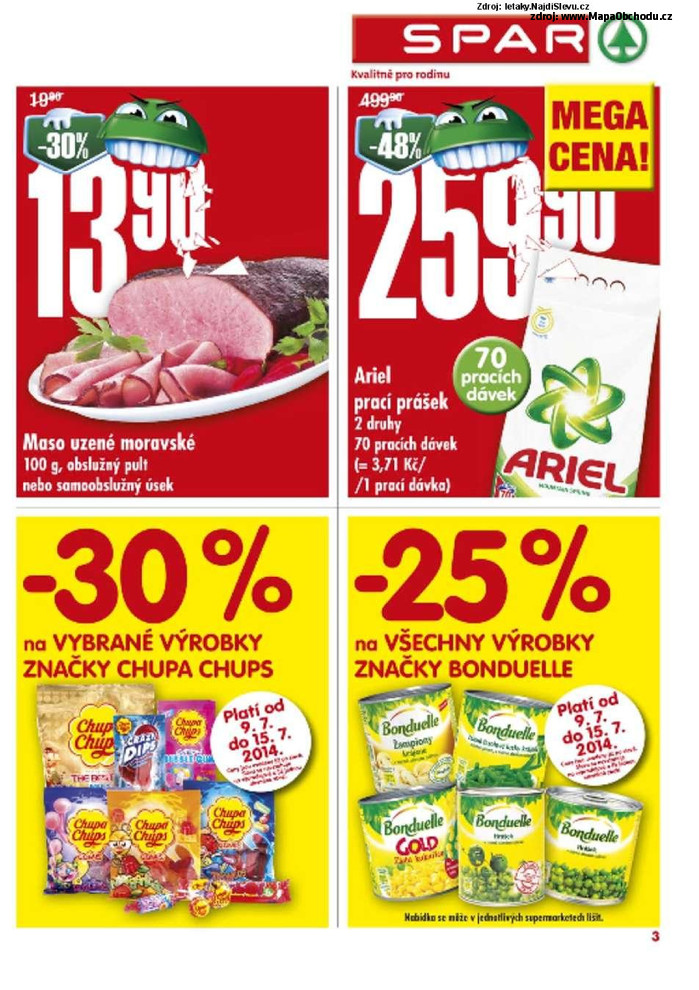 Stránka č. 3 - Akční leták Spar