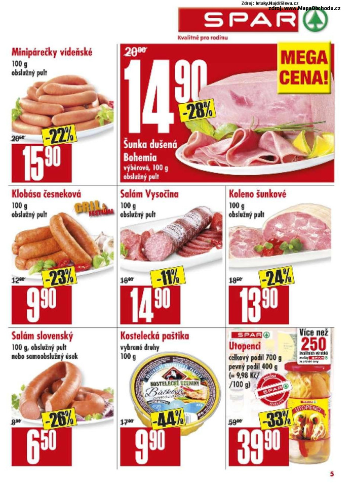 Stránka č. 5 - Akční leták Spar