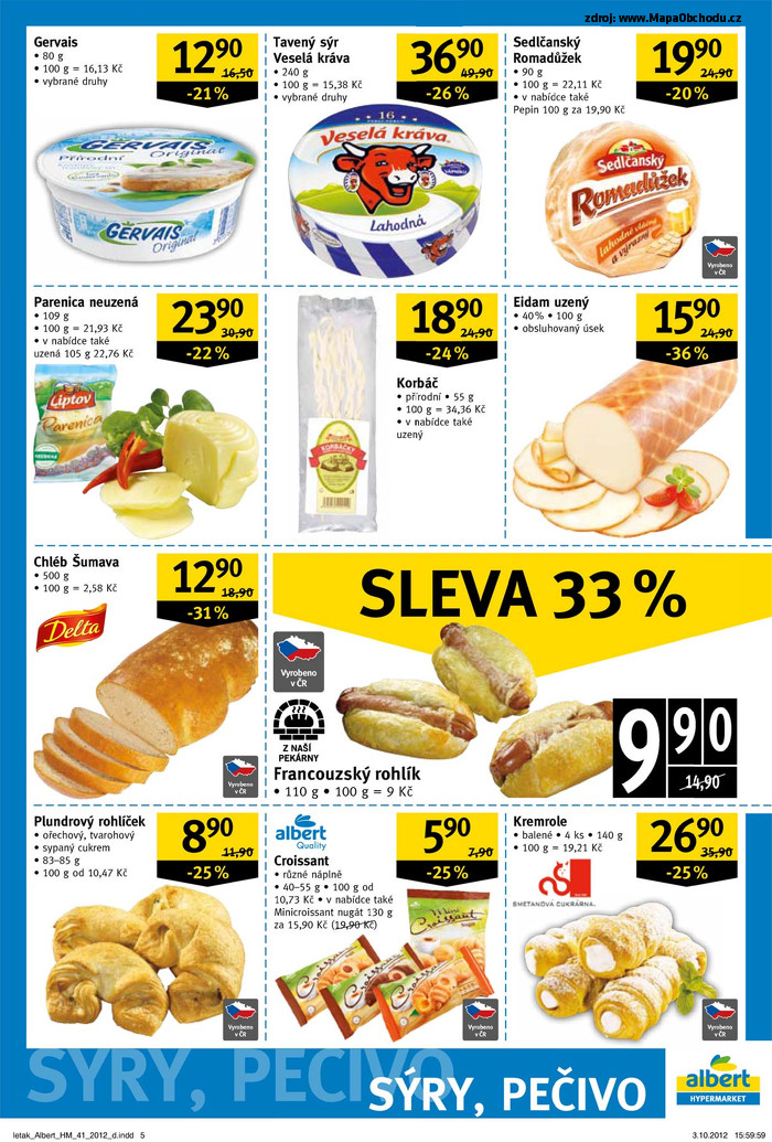 Stránka č. 5 - Akční leták Albert  Hypermarket