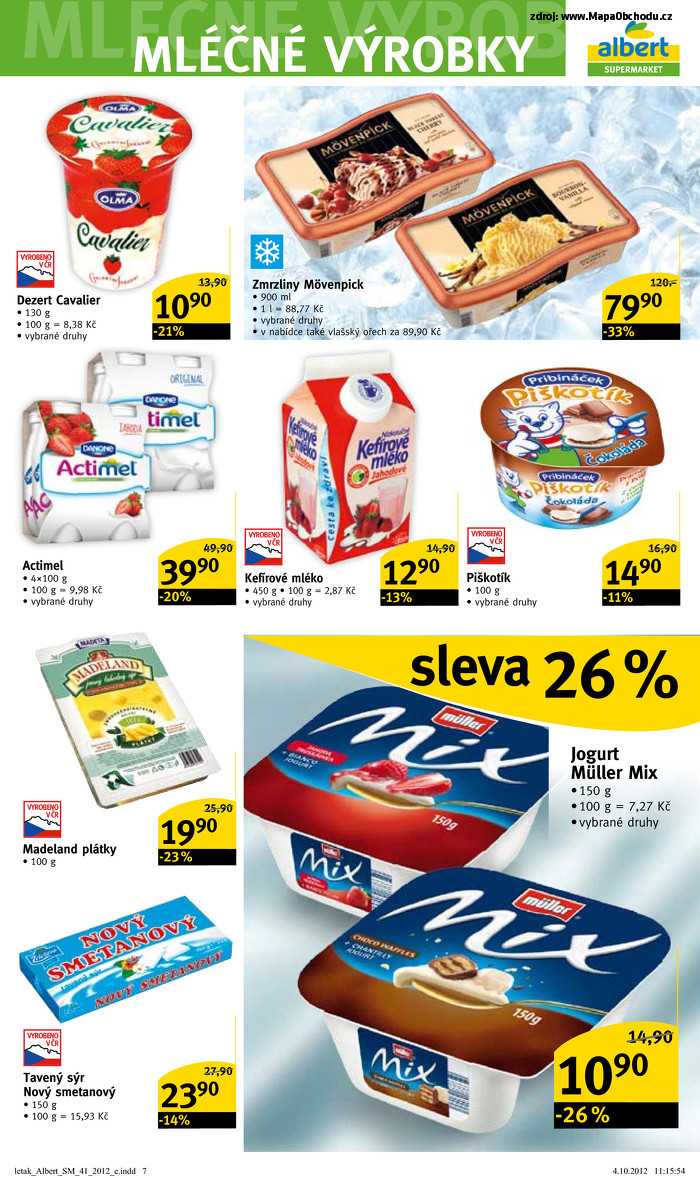 Stránka č. 7 - Akční leták Albert  Supermarket