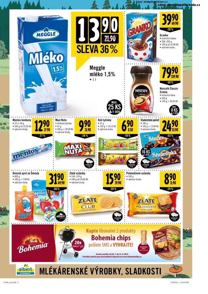 Stránka č. 8 - Akční leták Albert Hypermarket