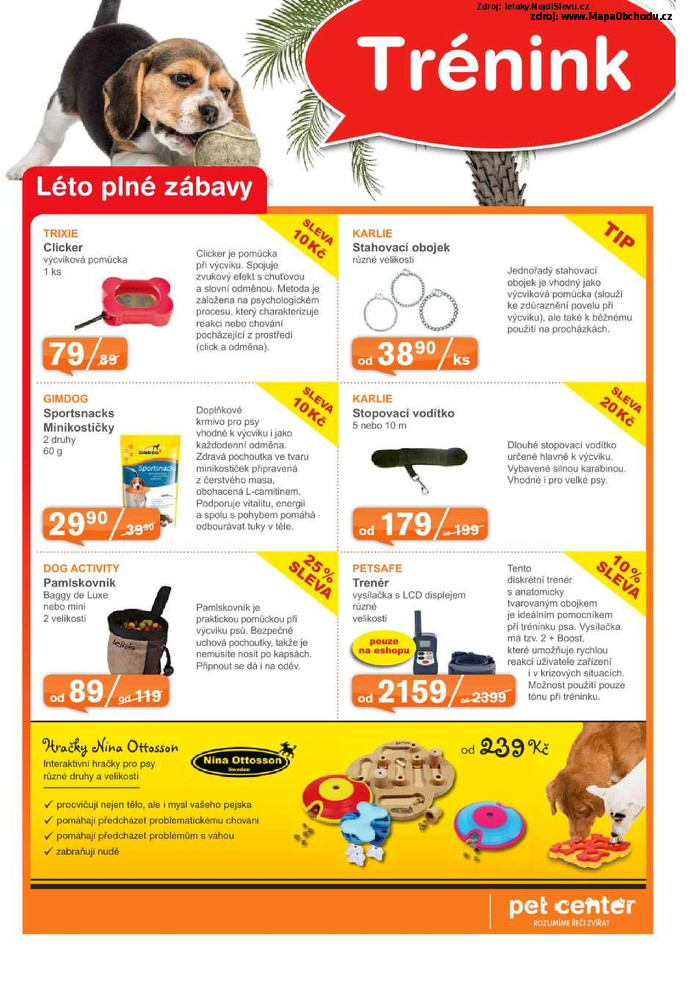 Stránka č. 9 - Akční leták Pet Center