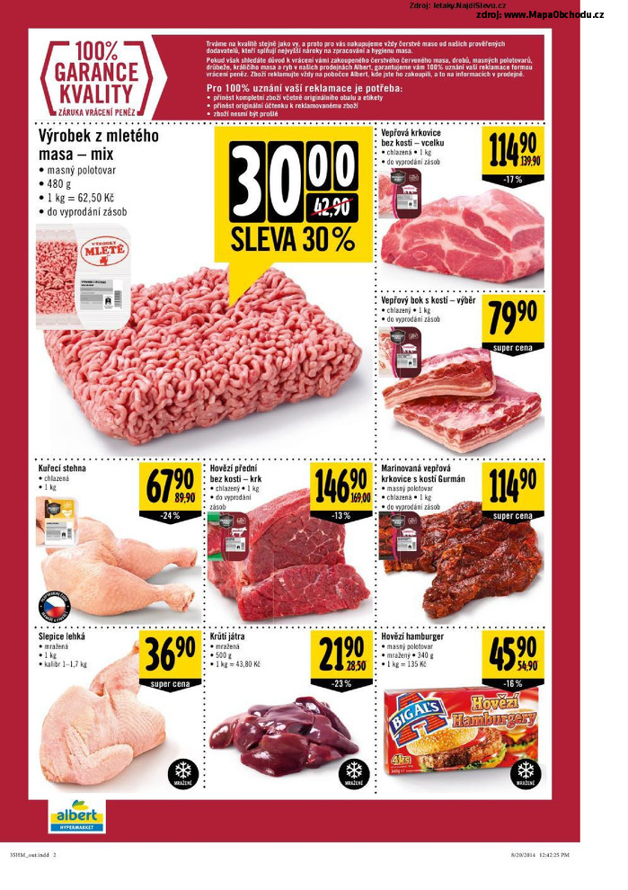 Stránka č. 2 - Akční leták Albert Hypermarket