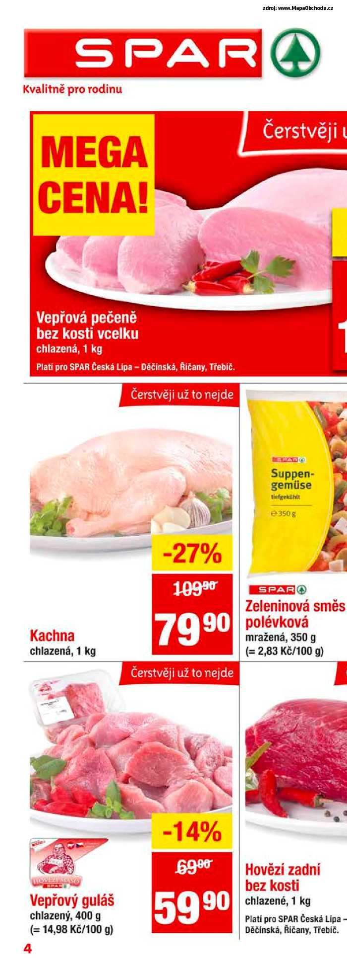 Stránka č. 4 - Akční leták Spar