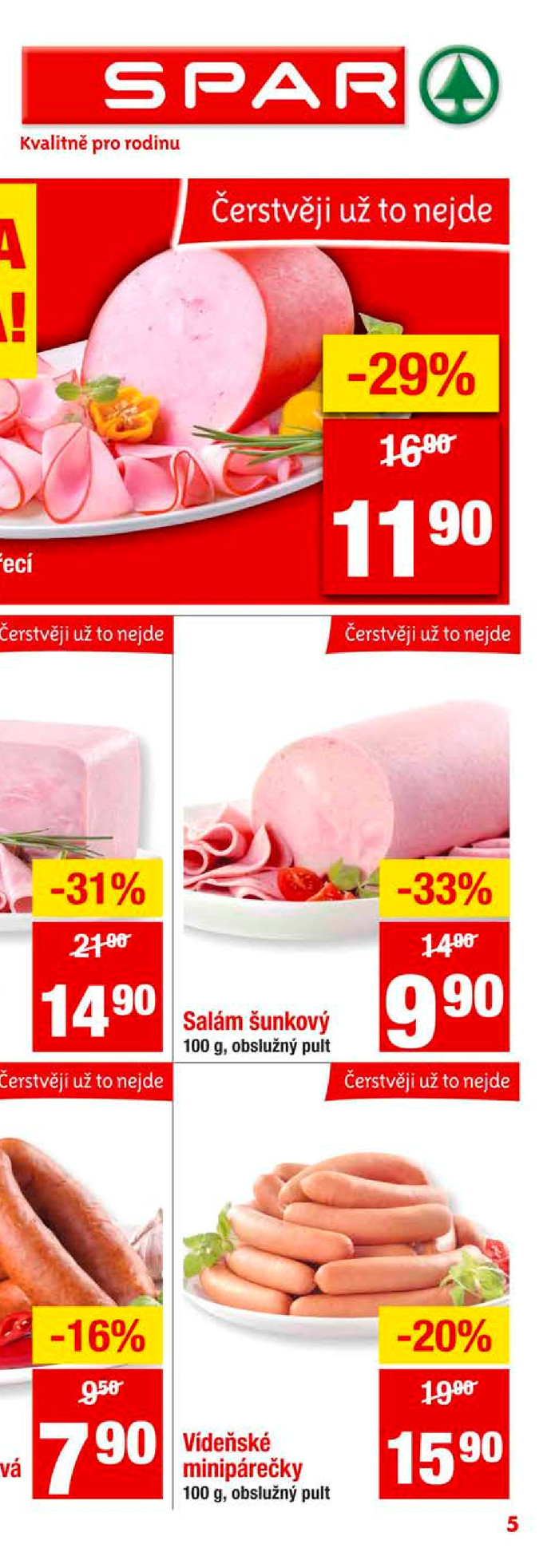 Stránka č. 5 - Akční leták Spar