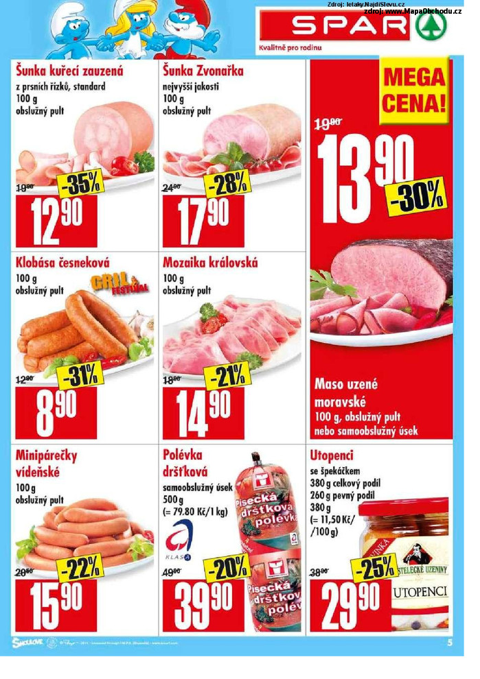 Stránka č. 5 - Akční leták Spar