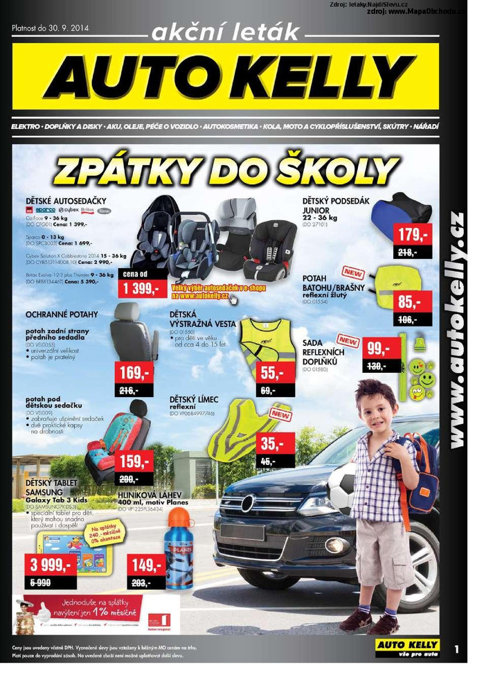 Stránka č. 1 - Akční leták Auto Kelly