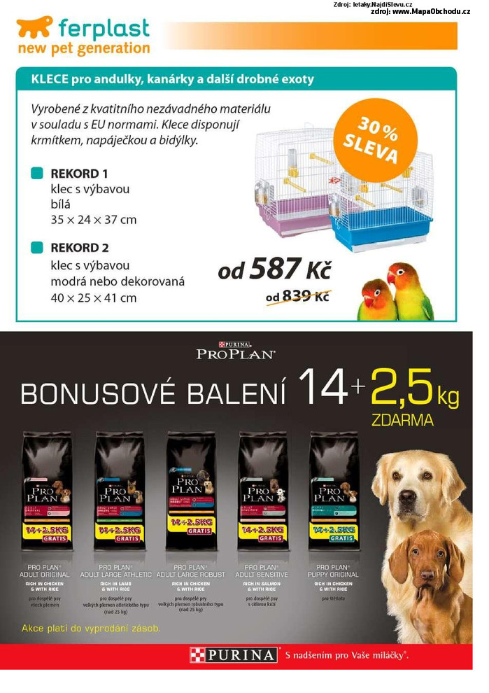 Stránka č. 8 - Akční leták Pet Center