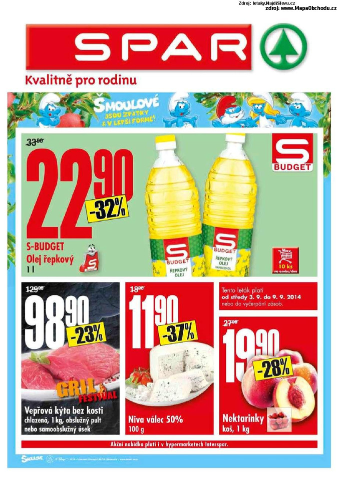 Stránka č. 1 - Akční leták Spar