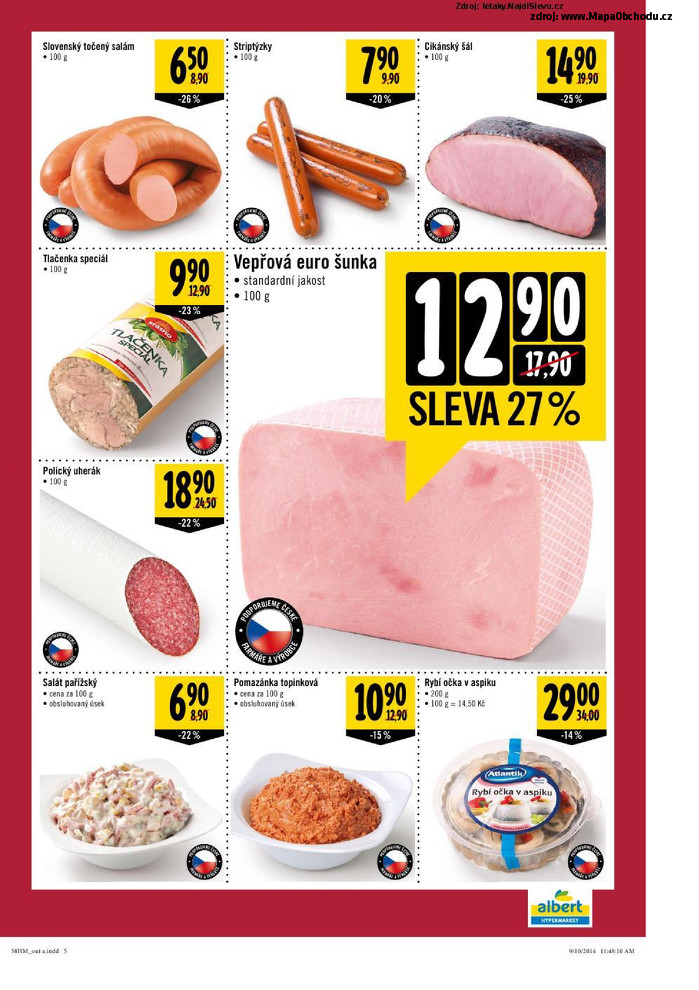 Stránka č. 5 - Akční leták Albert Hypermarket