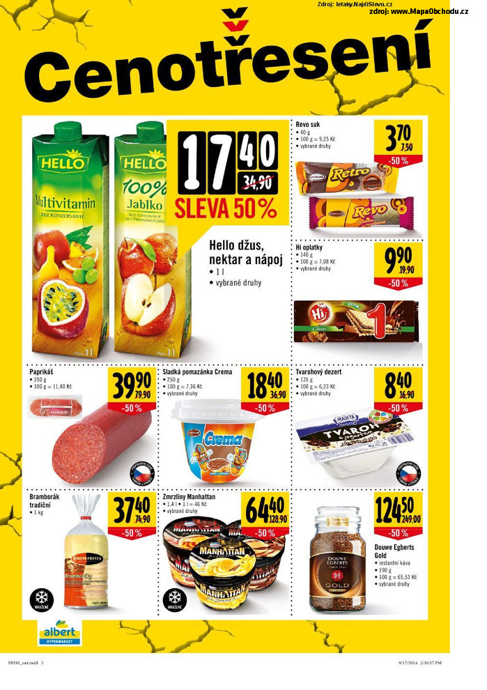 Stránka č. 2 - Akční leták Albert Hypermarket