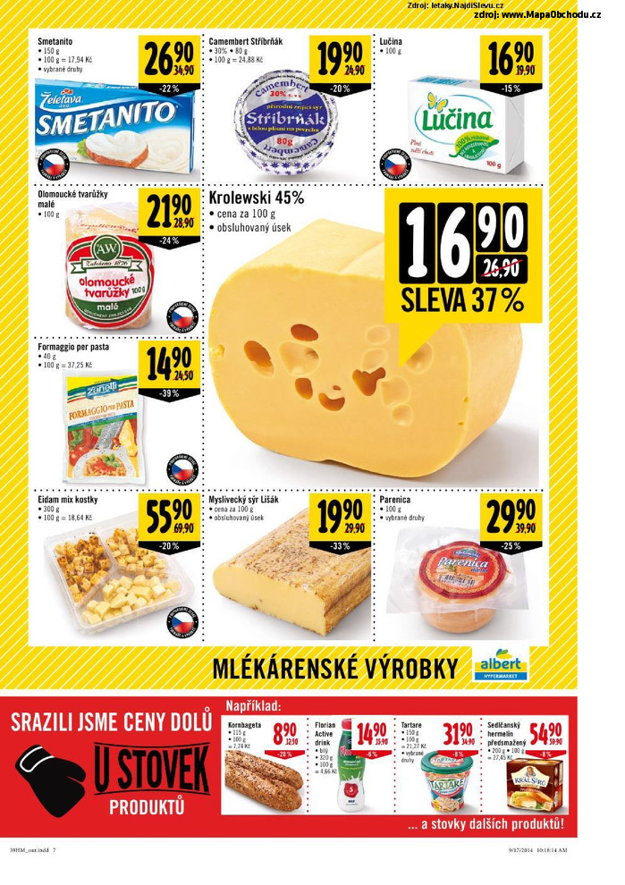 Stránka č. 7 - Akční leták Albert Hypermarket