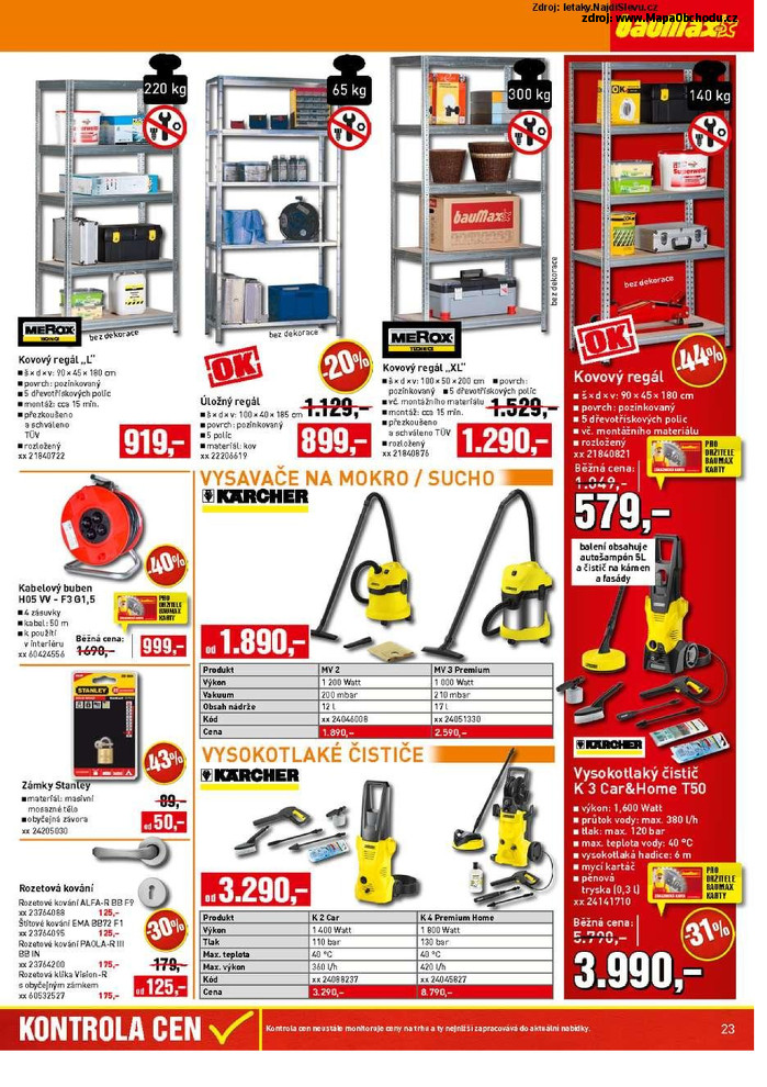 Stránka č. 23 - Akční leták bauMax