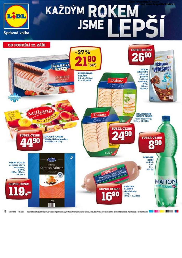 Stránka č. 12 - Akční leták Lidl