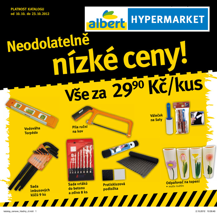 Stránka č. 1 - Akční leták Albert  Hypermarket