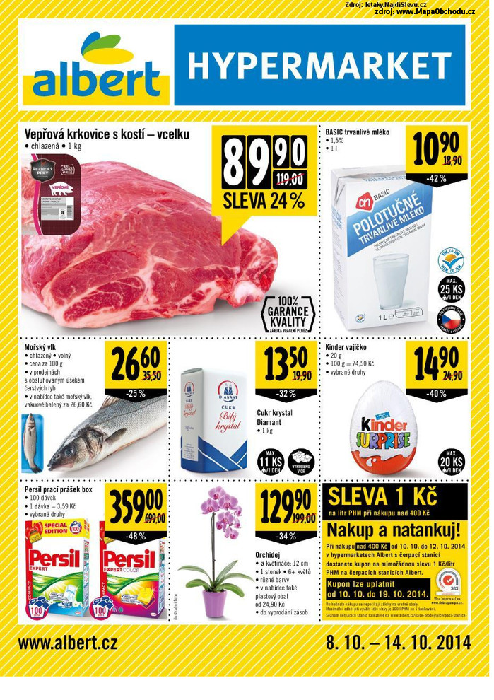 Stránka č. 1 - Akční leták Albert Hypermarket