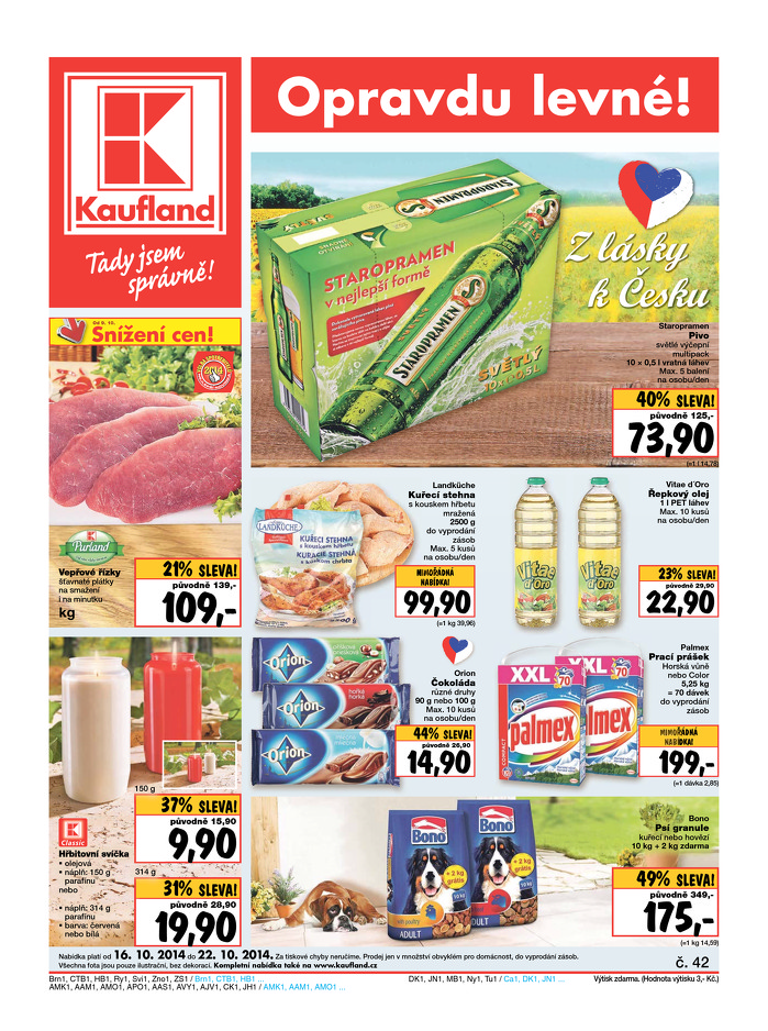 Stránka č. 1 - Akční leták Kaufland