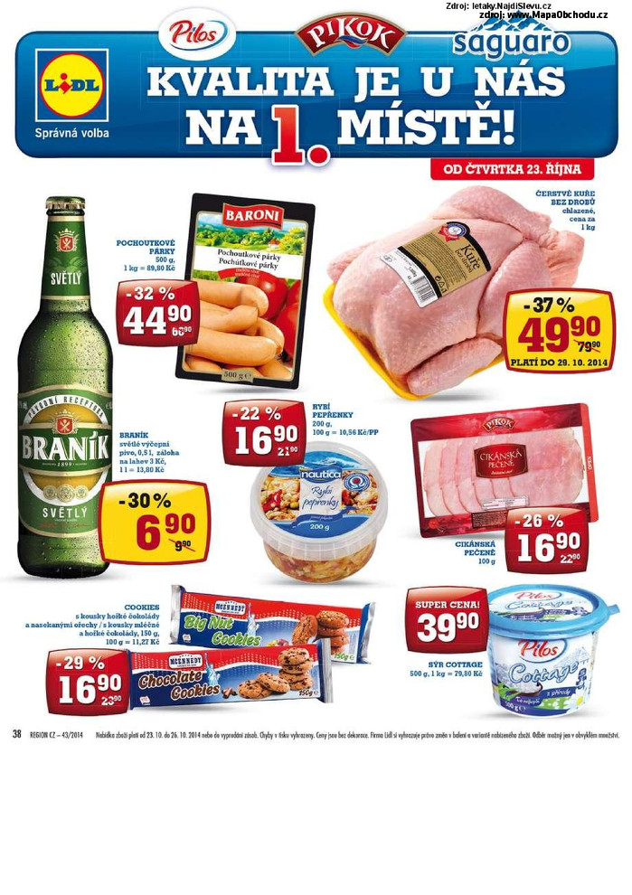 Stránka č. 38 - Akční leták Lidl