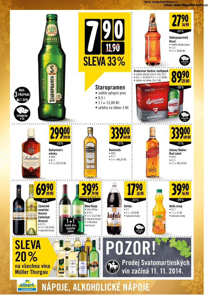 Stránka č. 12 - Akční leták Albert Hypermarket