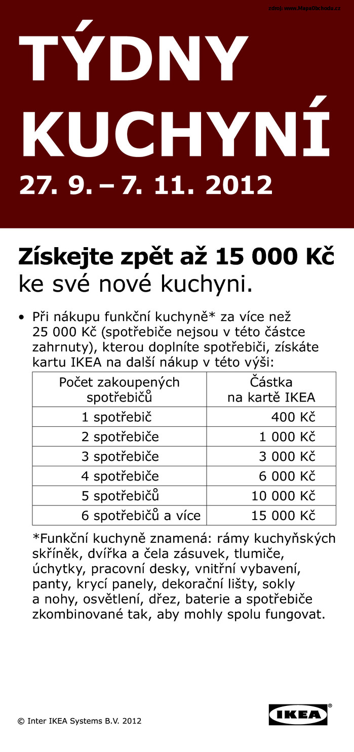 Stránka č. 1 - Akční leták IKEA  Týdny kuchyní