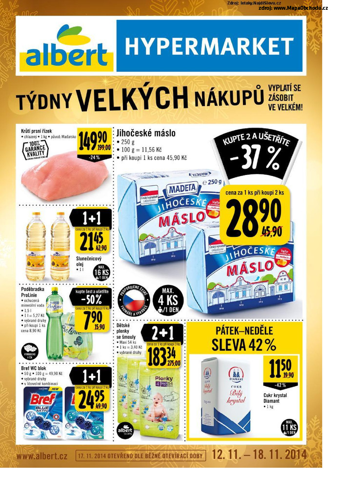 Stránka č. 3 - Akční leták Albert Hypermarket