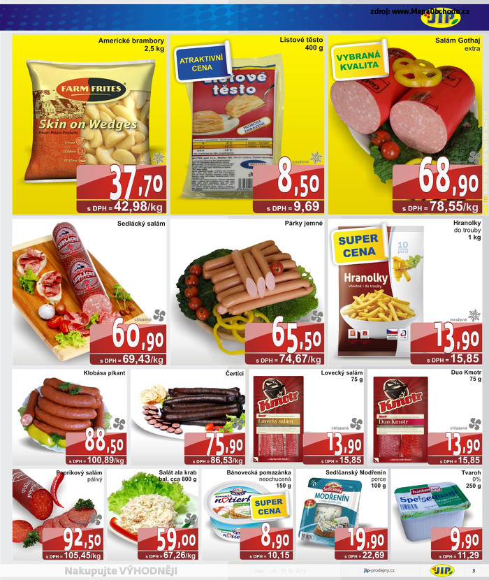 Stránka č. 3 - Akční leták JIP  Cash and Carry