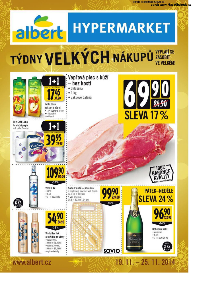 Stránka č. 3 - Akční leták Albert Hypermarket