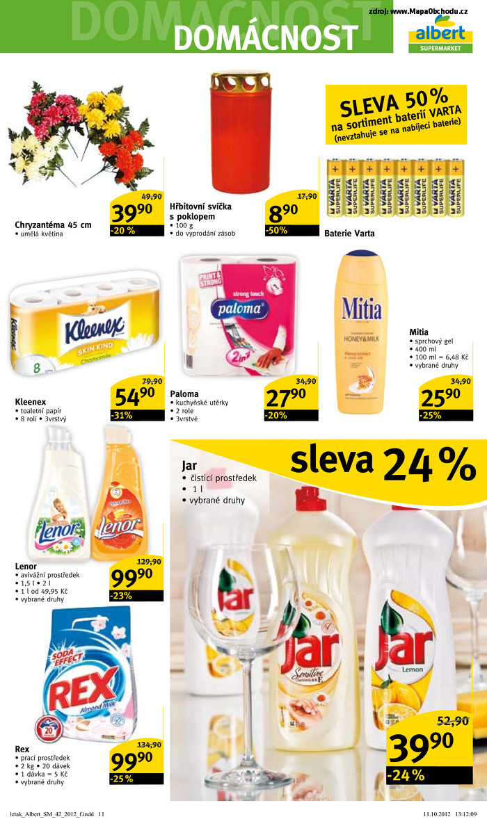 Stránka č. 11 - Akční leták Albert  Supermarket