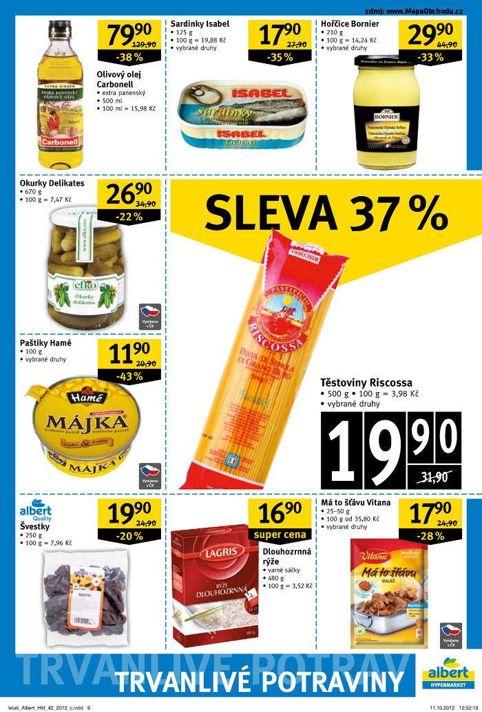 Stránka č. 8 - Akční leták Albert  Hypermarket