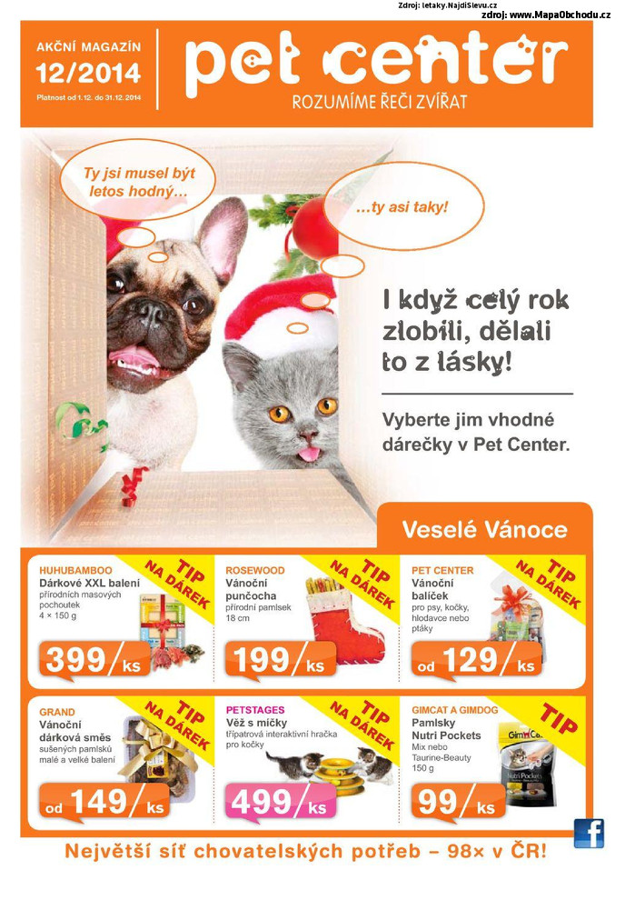 Stránka č. 1 - Akční leták Pet Center