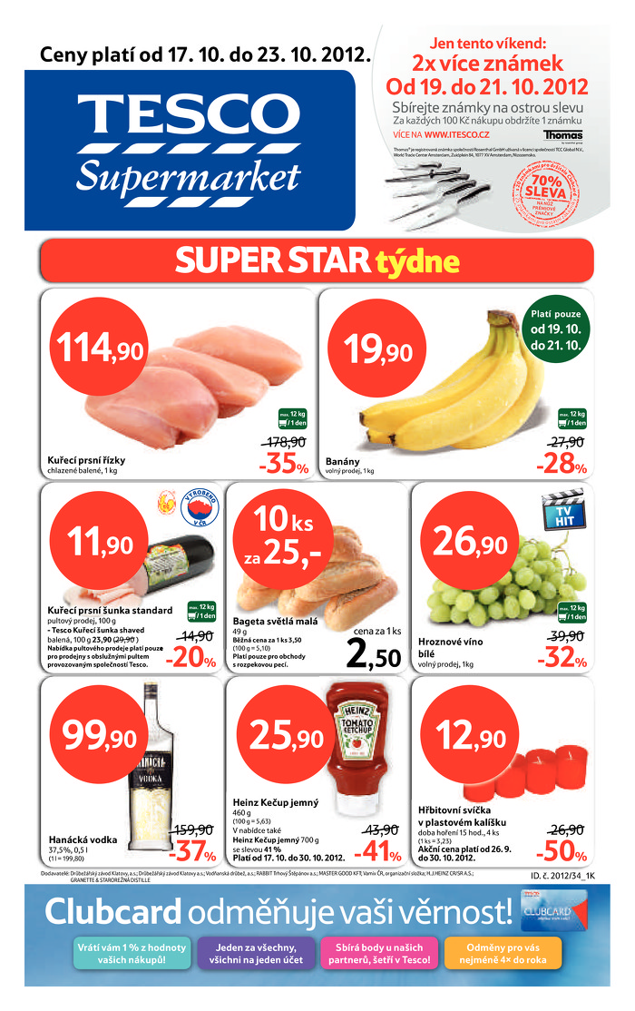 Stránka č. 1 - Akční leták Tesco  Supermarket