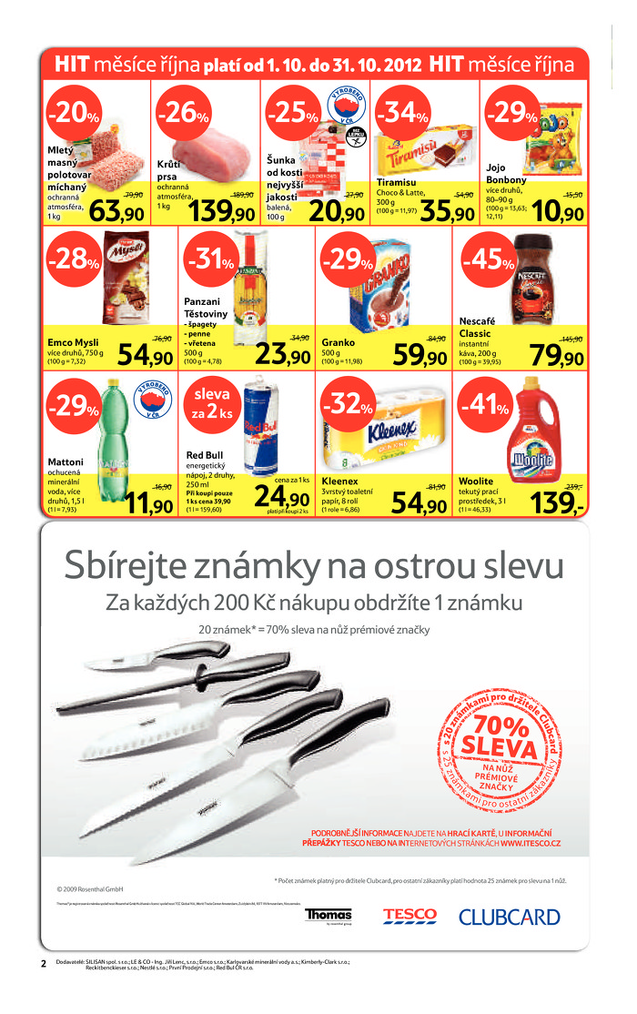 Stránka č. 2 - Akční leták Tesco  Supermarket