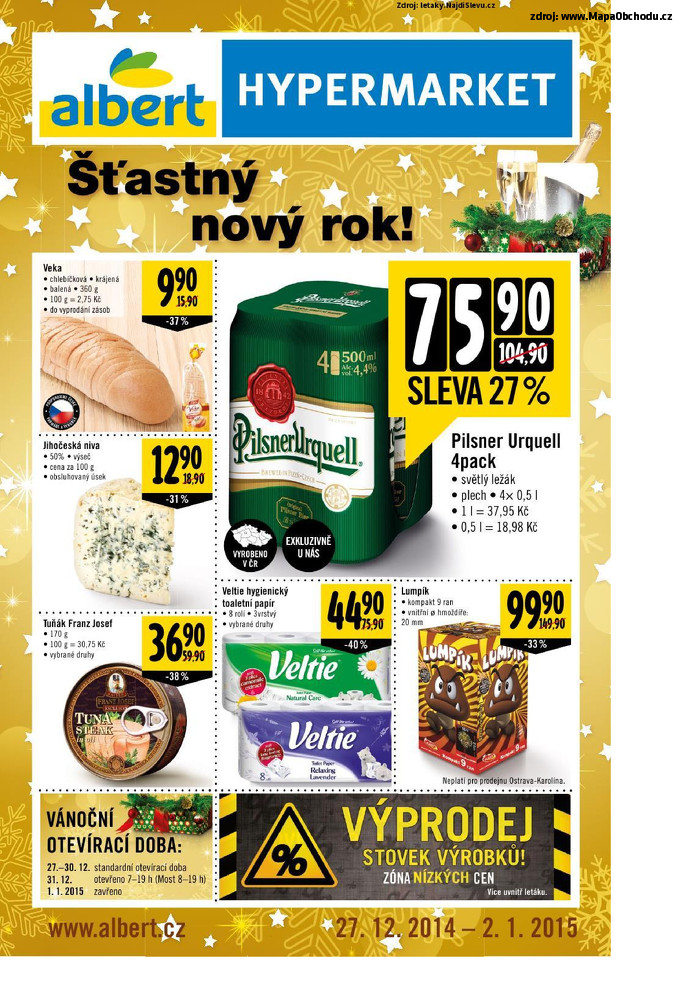 Stránka č. 1 - Akční leták Albert Hypermarket