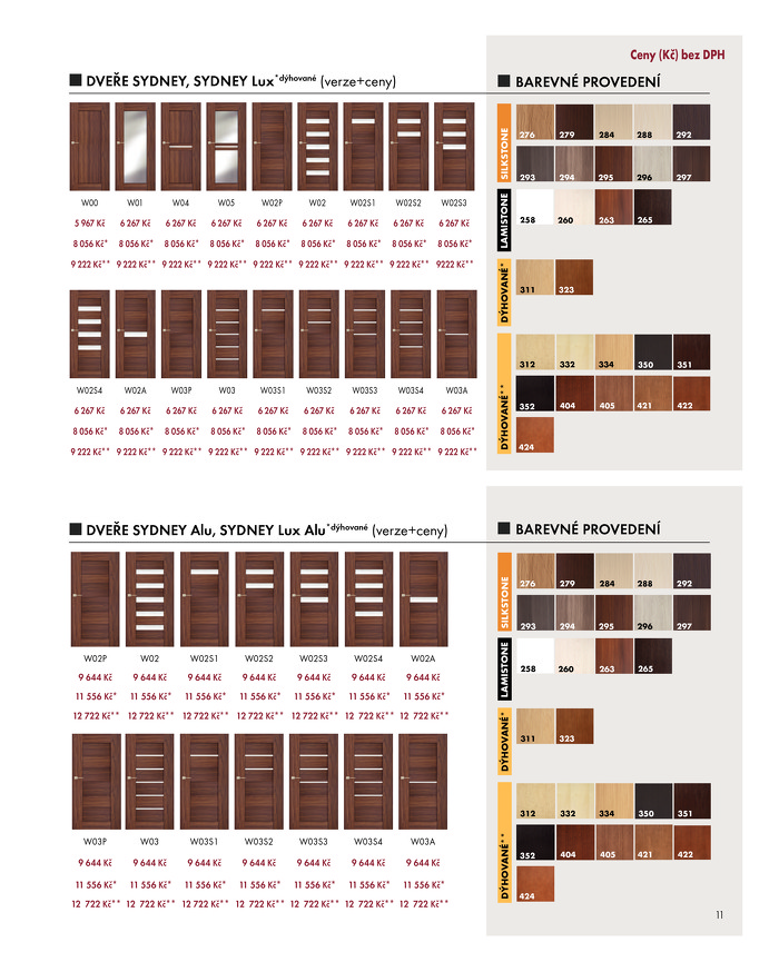 Stránka č. 11 - Akční leták Siko Koupelny Dveře 2015