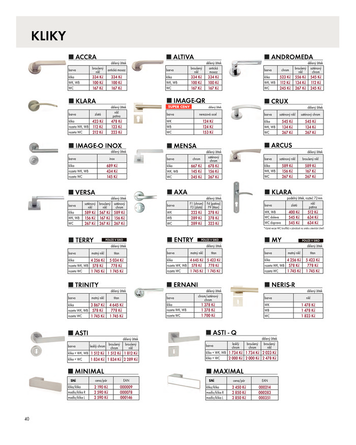 Stránka č. 40 - Akční leták Siko Koupelny Dveře 2015