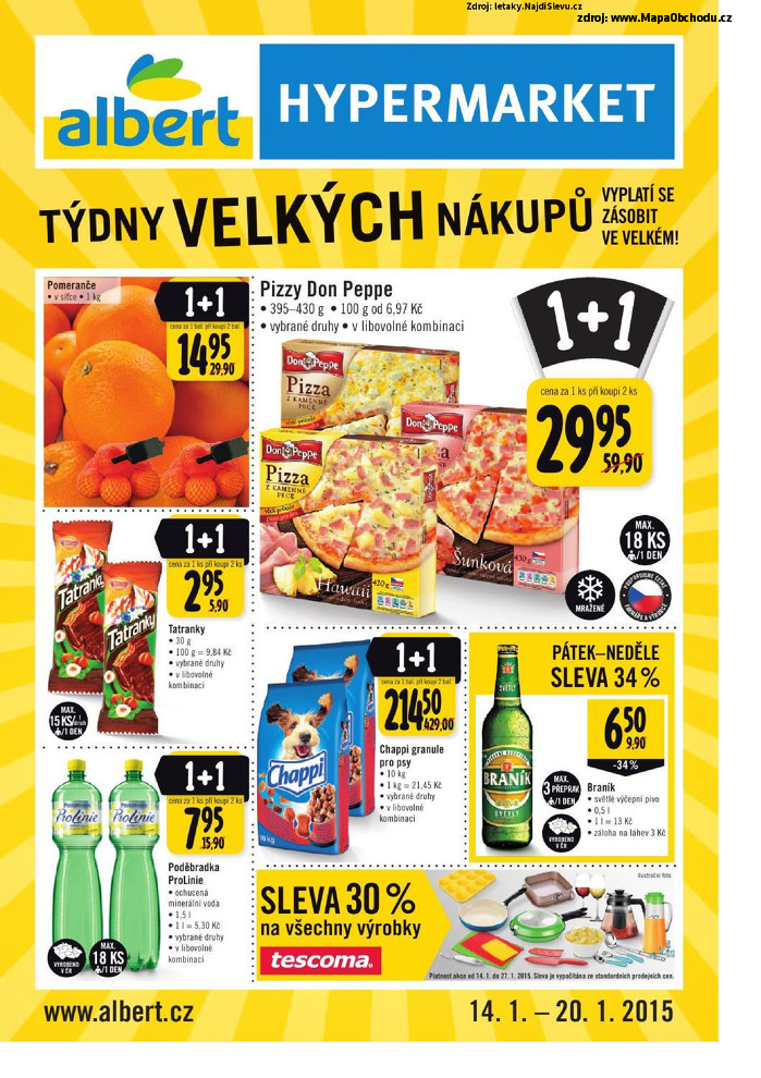 Stránka č. 3 - Akční leták Albert Hypermarket