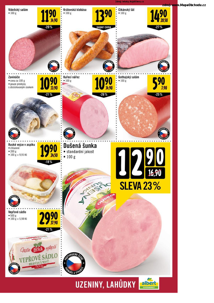 Stránka č. 3 - Akční leták Albert Supermarket