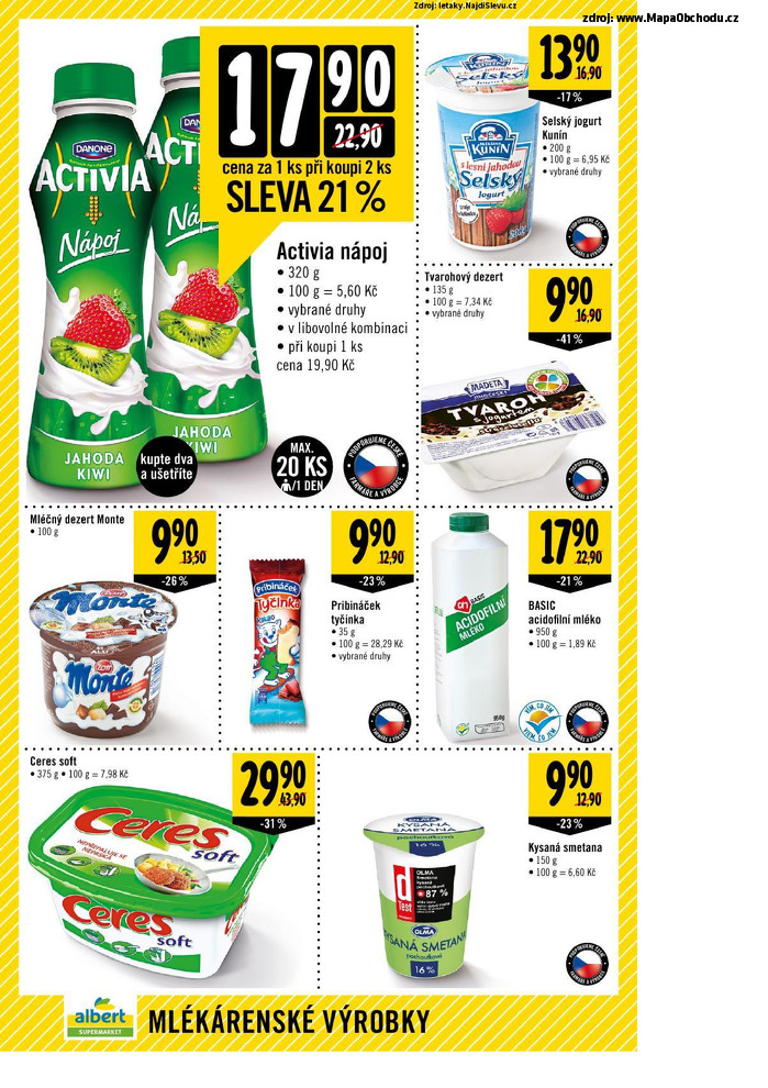 Stránka č. 4 - Akční leták Albert Supermarket