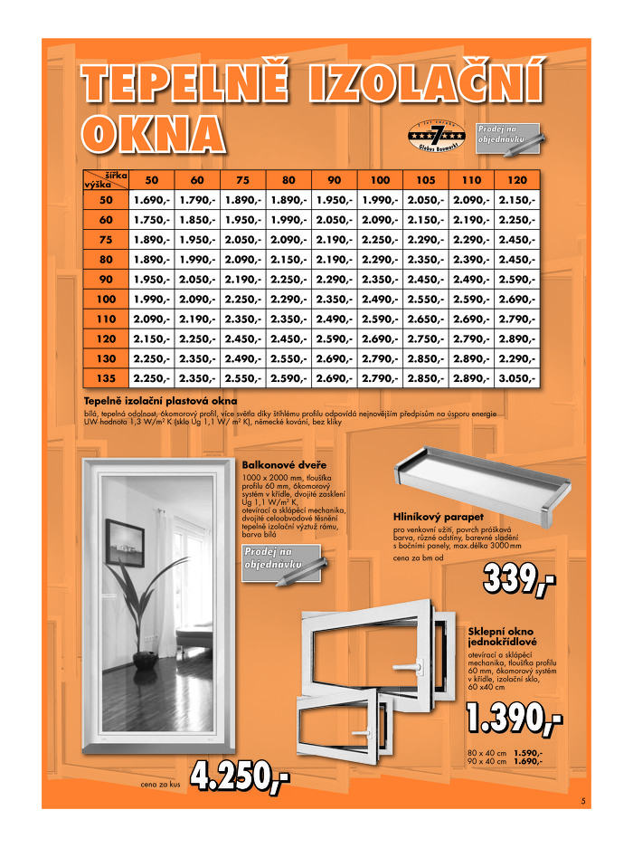 Stránka č. 5 - Akční leták Globus Baumarkt