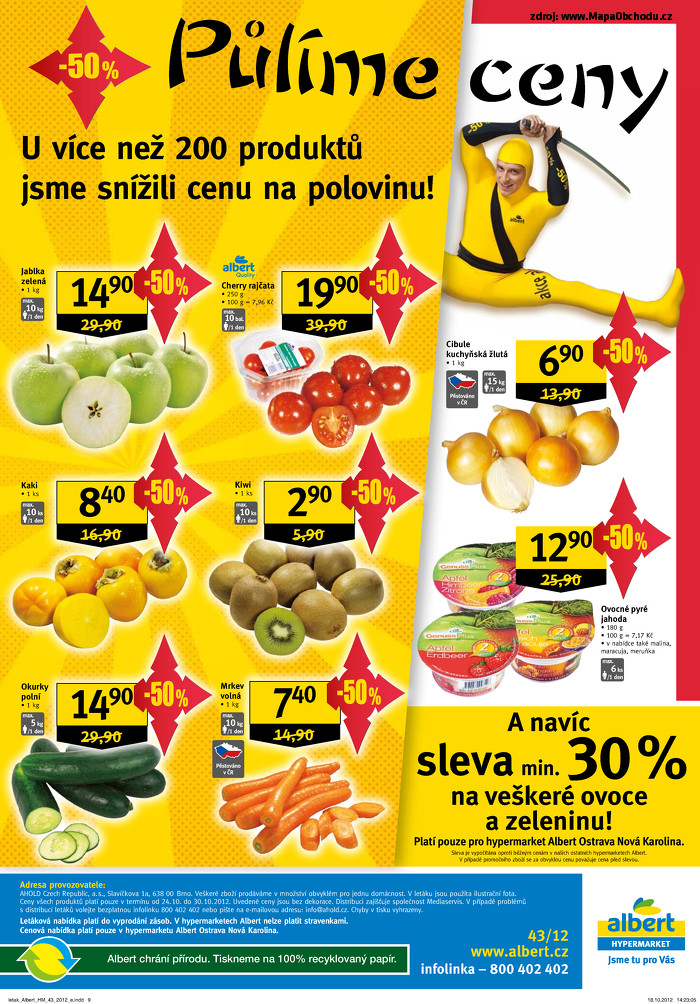 Stránka č. 9 - Akční leták Albert  Hypermarket